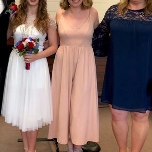 Pale Blush Pink Jumpsuit